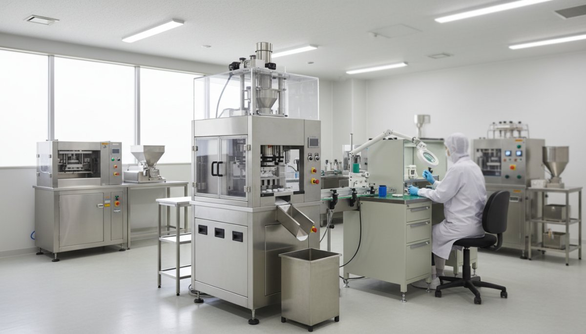 小ロット生産に対応したタブレット製造ラインと品質検査