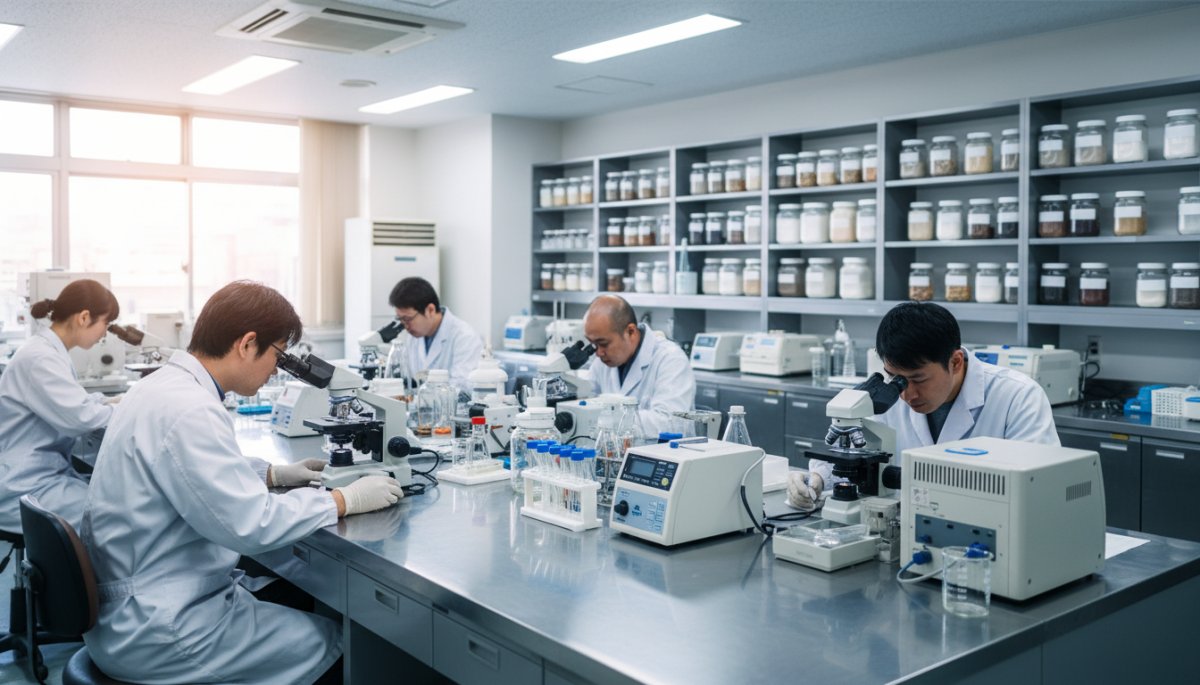 食品OEMの品質管理検査室