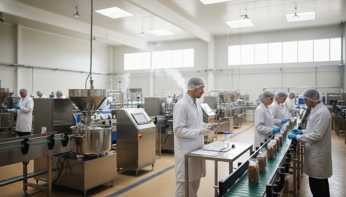 食品OEM製造工場の品質管理プロセス