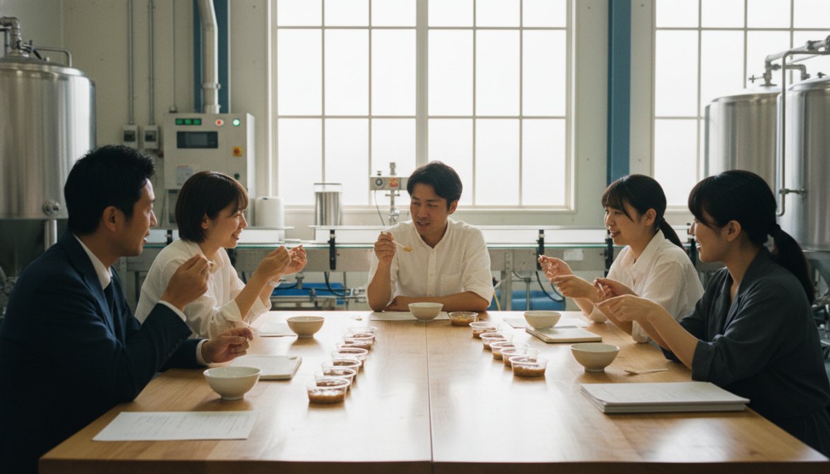 OEM製造パートナーとの打ち合わせ風景